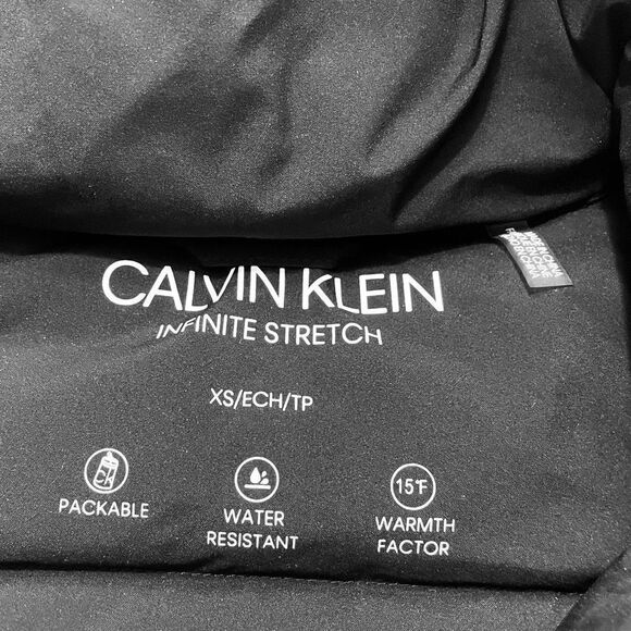 Calvin Klein Short Stretch Packable Coat - Picture 5 of 8